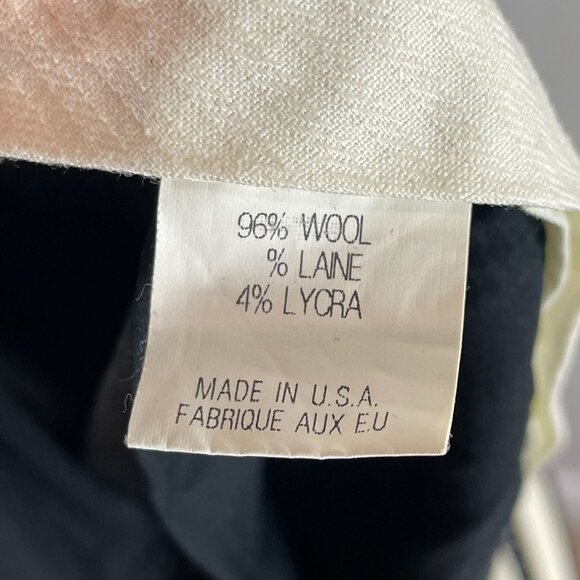 Theory Womens 8 Grey Wool Blend Dress Pants Straight Leg USA Office Career - Picture 4 of 10